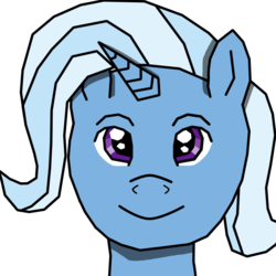 Size: 850x850 | Tagged: safe, artist:somedrawer, trixie, pony, g4, female, simple background, solo, transparent background