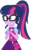 Size: 1853x3000 | Tagged: safe, artist:uponia, sci-twi, twilight sparkle, equestria girls, equestria girls specials, g4, my little pony equestria girls: movie magic, belt, bowtie, clothes, female, glasses, grin, nervous, nervous smile, ponytail, simple background, skirt, smiling, solo, transparent background, vector, vest