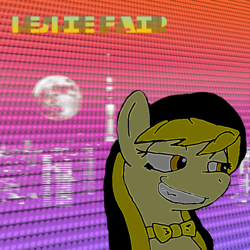 Size: 2289x2289 | Tagged: safe, oc, oc only, oc:leslie fair, earth pony, pony, /mlpol/, high res, rare donkey, recolor, retro, solo