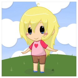 Size: 1430x1430 | Tagged: safe, artist:rockarboom, oc, oc only, oc:aimmy, human, chibi, humanized