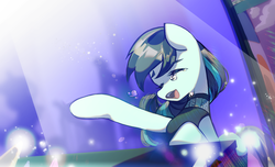Size: 3649x2215 | Tagged: safe, artist:19ham, coloratura, earth pony, pony, g4, the mane attraction, crying, eyes closed, female, high res, mare, musical instrument, open mouth, piano, rara, solo