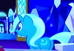 Size: 1386x966 | Tagged: safe, screencap, trixie, pony, all bottled up, g4, butt, female, mare, plot, solo