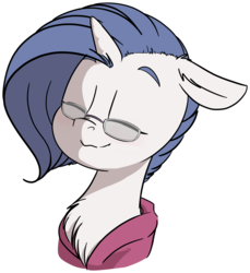 Size: 2964x3232 | Tagged: safe, artist:yoditax, derpibooru exclusive, oc, oc only, oc:yodi, pony, unicorn, chest fluff, cute, eyes closed, glasses, high res, male, simple background, solo, stallion, transparent background