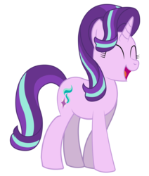 Size: 1024x1205 | Tagged: safe, artist:up-world, starlight glimmer, pony, unicorn, g4, female, happy, simple background, smiling, solo, transparent background, vector