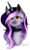 Size: 1562x2626 | Tagged: safe, artist:midnightdream123, oc, oc only, oc:moonlight, pony, unicorn, bust, female, mare, portrait, simple background, solo, transparent background