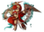 Size: 3740x2672 | Tagged: safe, artist:beardie, oc, oc only, oc:rosa lanzar, pegasus, pony, belt, bipedal, brave frontier, clothes, floating, high res, jacket, knife, race swap, scythe, simple background, solo, sword, transparent background, weapon