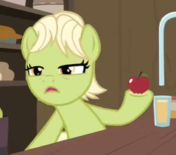 Size: 389x343 | Tagged: safe, screencap, granny smith, earth pony, pony, g4, the perfect pear, cropped, female, solo, young granny smith
