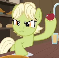 Size: 367x355 | Tagged: safe, screencap, granny smith, earth pony, pony, g4, the perfect pear, cropped, female, solo, young granny smith