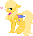 Size: 131x144 | Tagged: safe, artist:ohhoneybell, oc, oc only, oc:sunburst, pegasus, pony, animated, blinking, colored wings, gif, multicolored wings, simple background, solo, transparent background