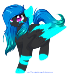 Size: 1024x1126 | Tagged: dead source, safe, artist:php146, oc, oc only, pegasus, pony, colored wings, female, mare, multicolored wings, simple background, solo, transparent background