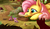 Size: 6000x3500 | Tagged: safe, artist:klarapl, fluttershy, mouse, pegasus, pony, g4, absurd resolution, cute, female, fluttershy's cottage, juice, kindness, lemonade, lemonade stand, mare, prone, shyabetes, smiling, thimble