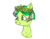 Size: 1400x1100 | Tagged: safe, artist:cloudyhills, oc, oc only, earth pony, pony, bust, female, flower, flower in hair, foal, mare, pixel art, portrait, simple background, smiling, solo, transparent background, wreath