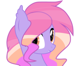 Size: 2900x2567 | Tagged: safe, artist:cloiepony, oc, oc only, oc:sunshine twinkle, bat pony, pony, bust, female, high res, mare, portrait, simple background, solo, transparent background