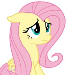 Size: 2884x3222 | Tagged: safe, artist:sketchmcreations, fluttershy, pony, discordant harmony, g4, concerned, cute, female, floppy ears, frown, high res, look of betrayal, sad, sadorable, shyabetes, simple background, sitting, solo, transparent background, vector