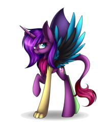 Size: 5000x5800 | Tagged: safe, artist:snowbunny0820, oc, oc only, oc:alexandra, draconequus, pony, absurd resolution, female, simple background, solo, transparent background