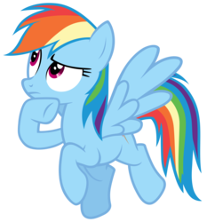 Size: 7000x7500 | Tagged: safe, artist:tardifice, rainbow dash, pegasus, pony, g4, no second prances, absurd resolution, female, mare, simple background, solo, transparent background, vector