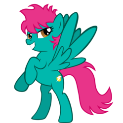 Size: 5862x5893 | Tagged: safe, artist:aborrozakale, oc, oc only, oc:witty, pegasus, pony, g4, absurd resolution, female, mare, rearing, simple background, solo, transparent background, vector