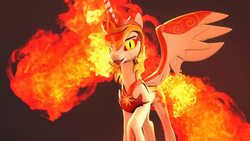 Size: 640x360 | Tagged: safe, artist:flushthebatsanta, daybreaker, pony, a royal problem, g4, 3d, source filmmaker