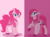 Size: 3000x2232 | Tagged: dead source, safe, artist:php146, pinkie pie, earth pony, pony, g4, alternate design, chest fluff, duo, ear fluff, female, high res, mare, pinkamena diane pie, raised hoof
