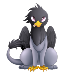 Size: 1986x2336 | Tagged: safe, artist:scarlet-spectrum, oc, oc only, griffon, :p, simple background, sitting, solo, tongue out, transparent background