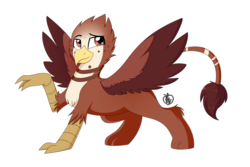 Size: 1800x1200 | Tagged: safe, artist:notenoughapples, oc, oc only, griffon, commission, simple background, solo, transparent background
