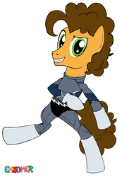 Size: 2548x3676 | Tagged: safe, artist:enzomersimpsons, cheese sandwich, earth pony, pony, g4, crossover, high res, male, my little avengers, quicksilver (marvel), simple background, solo, stallion, white background