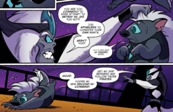 Size: 1373x888 | Tagged: safe, artist:andypriceart, idw, official comic, grubber, storm king, pony, g4, my little pony: the movie, my little pony: the movie prequel, spoiler:comic, duo, male, speech bubble