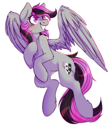 Size: 2578x2964 | Tagged: safe, artist:ruef, oc, oc only, oc:thespia, pegasus, pony, female, high res, simple background, solo, transparent background