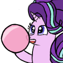 Size: 128x128 | Tagged: safe, artist:somedrawer, starlight glimmer, pony, g4, female, simple background, solo, transparent background