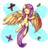 Size: 2215x2290 | Tagged: safe, artist:francusfri, fluttershy, butterfly, pony, g4, belly button, chest fluff, cute, eyes closed, female, flying, high res, shyabetes, simple background, solo, transparent background