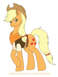 Size: 1261x1688 | Tagged: safe, artist:pyrus-leonidas, applejack, pony, g4, bandana, cowboy hat, female, freckles, hat, looking at you, mare, raised hoof, simple background, solo, stetson, transparent background