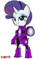 Size: 2548x3676 | Tagged: safe, artist:enzomersimpsons, rarity, pony, g4, crossover, female, high res, iron man, iron mare, my little avengers, simple background, solo, white background