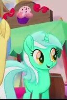 Size: 140x206 | Tagged: safe, screencap, lyra heartstrings, pony, unicorn, g4, my little pony: the movie, cropped, female, horn, mare, offscreen character, smiling, solo