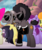 Size: 248x294 | Tagged: safe, screencap, cantaloupe (g4), concord grape, midnight mist, songbird serenade, vinny, whinnyfield, pony, unicorn, g4, my little pony: the movie, bodyguard, canterlot shopkeep, clothes, cropped, headset, jules winnfield, male, ponified, pulp fiction, stallion, suit, sunglasses, vincent vega