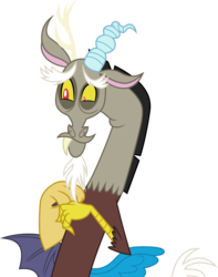 Size: 3944x5000 | Tagged: safe, artist:dashiesparkle, discord, draconequus, g4, what about discord?, .svg available, absurd resolution, male, simple background, smiling, solo, transparent background, vector