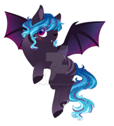 Size: 800x890 | Tagged: safe, artist:cloud-drawings, oc, oc only, bat pony, pony, female, mare, obtrusive watermark, simple background, solo, tongue out, transparent background, watermark