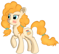 Size: 970x887 | Tagged: dead source, safe, artist:brok-enwings, pear butter, earth pony, pony, g4, the perfect pear, female, simple background, solo, transparent background