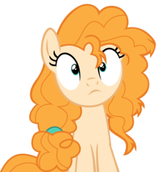 Size: 5065x5320 | Tagged: safe, artist:frownfactory, pear butter, earth pony, pony, g4, the perfect pear, .svg available, absurd resolution, female, shocked, simple background, solo, svg, transparent background, vector, wide eyes