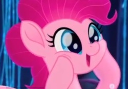Size: 917x640 | Tagged: safe, screencap, pinkie pie, earth pony, seapony (g4), g4, my little pony: the movie, blue eyes, bubble, bust, close-up, cropped, cute, diapinkes, female, flowing mane, mare, ocean, open mouth, open smile, portrait, seaponified, seapony pinkie pie, seaquestria, smiling, species swap, underwater, water