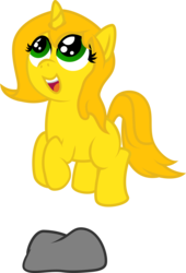 Size: 1160x1709 | Tagged: safe, artist:bryastar, oc, oc only, oc:dawnstar, pony, jumping, rock