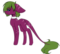Size: 1148x1034 | Tagged: safe, artist:eclispeluna, oc, oc only, oc:seedling, earth pony, pony, floppy ears, simple background, solo, transparent background