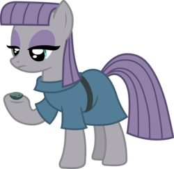 Size: 1967x1910 | Tagged: safe, artist:davidsfire, boulder (g4), maud pie, earth pony, pony, g4, clothes, duo, female, lidded eyes, mare, simple background, transparent background, vector