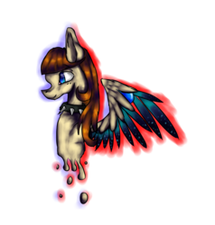 Size: 929x975 | Tagged: safe, artist:shwinetax, oc, oc only, pegasus, pony, choker, collar, female, mare, simple background, solo, spiked choker, transparent background