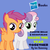 Size: 497x500 | Tagged: safe, artist:ian sweeney, edit, scootaloo, sweetie belle, pegasus, pony, unicorn, g4, book, female, filly, parody, veggietales