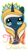 Size: 575x1012 | Tagged: safe, artist:silversthreads, oc, oc only, oc:tidal charm, original species, pony, unicorn, aqua pony, cute, cutie, female, filly, flower, prize, simple background, solo, transparent background