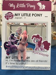 Size: 900x1200 | Tagged: safe, applejack, pinkie pie, twilight sparkle, alicorn, earth pony, pony, g4, gumball watterson, irl, japan, photo, plushie, the amazing world of gumball, tokyo toy show, toy show, twilight sparkle (alicorn)