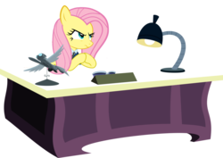 Size: 1061x752 | Tagged: safe, artist:pinkiepizzles, fluttershy, pegasus, pony, g4, angry, clothes, desk, drill sergeant, female, flutterbeautiful, lamp, mare, necktie, sexy, simple background, solo, spitfire's tie, stern, stupid sexy fluttershy, suit, transparent background, uniform, vector, wonderbolts dress uniform