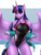 Size: 1900x2504 | Tagged: safe, artist:mykegreywolf, twilight sparkle, alicorn, anthro, g4, black swimsuit, breasts, busty twilight sparkle, clothes, female, high-cut clothing, looking at you, mare, one eye closed, one-piece swimsuit, solo, stupid sexy twilight, swimsuit, tricolor swimsuit, twilight sparkle (alicorn), wink