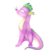 Size: 3000x3000 | Tagged: safe, artist:doux-ameri, spike, butterfly, dragon, g4, cute, high res, male, older, simple background, sitting, solo, spikabetes, transparent background