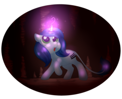 Size: 1280x1038 | Tagged: safe, artist:ponycide, oc, oc only, pony, unicorn, leonine tail, magic, solo